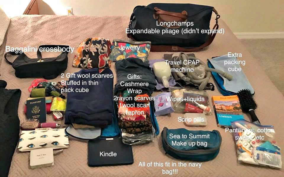 Carry-on Plus Size Packing List for 2 Weeks in Winter