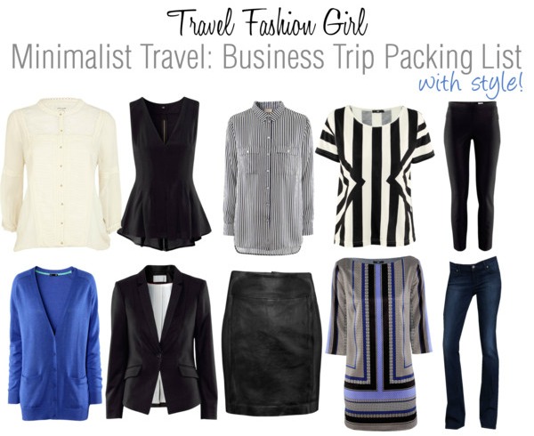 business trip packing list