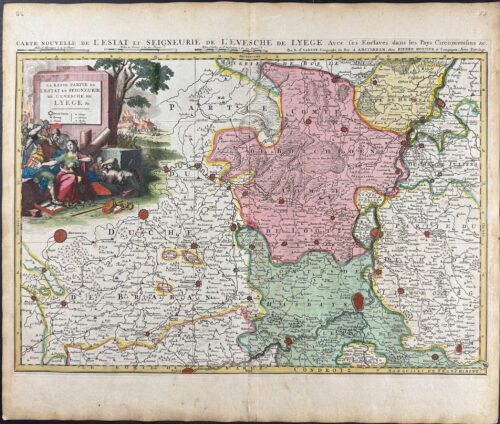 Regional Map of Germany or Belgium
