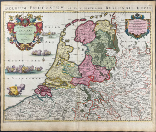 Regional Map of the Netherlands or Belgium
