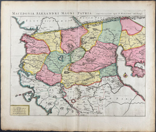 Regional Map of Greece: Macedonia