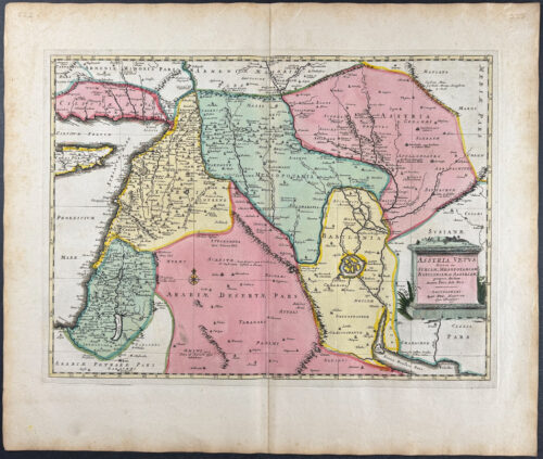 Regional Map of the Middle East: Assyria