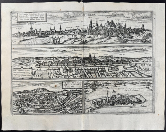 Views of Germany: Nuremberg, Ulm, Salzburg, Lin