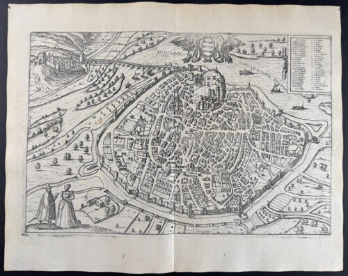 View of Avignon, France