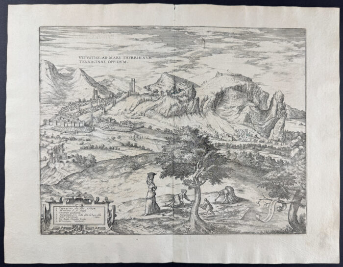 View of Terracina, Italy