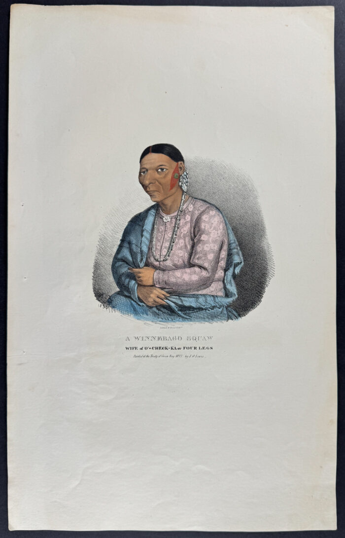 A Winnebago Squaw, Wife of O'-Check-Ka or Four Legs