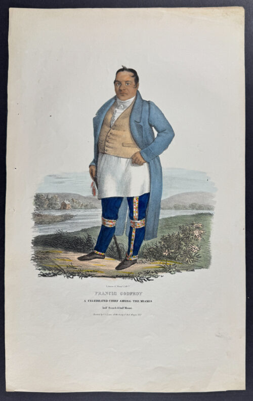 Francis Godfroy, A Celebrated Chief among the Miamis, half French and half Miami