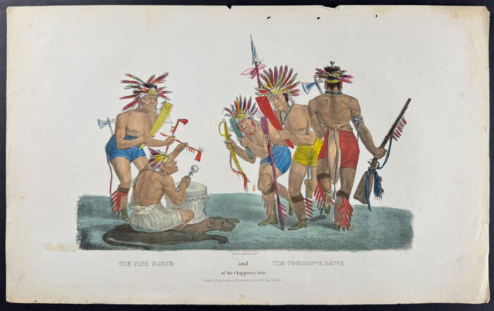 The Pipe Dance and The Tomahawk Dance of the Chippeway Tribe