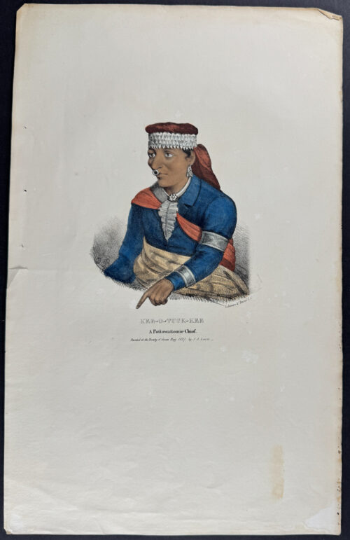 Kee-O-Tuck-Kee, A Pottawattomie Chief