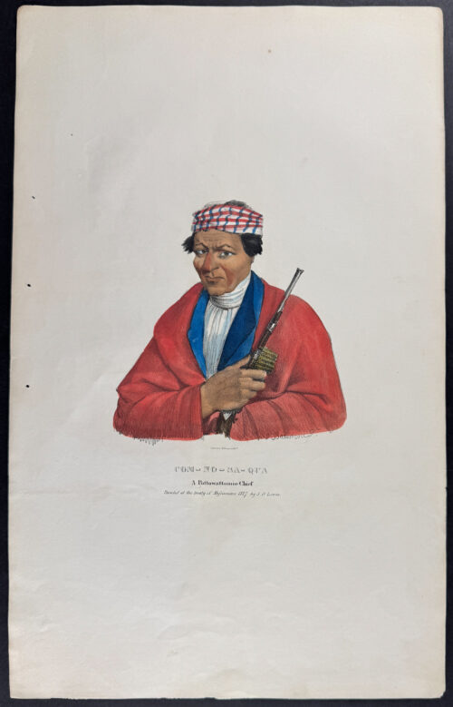 Com-No-Sa-Qua, A Pottawatomie Chief