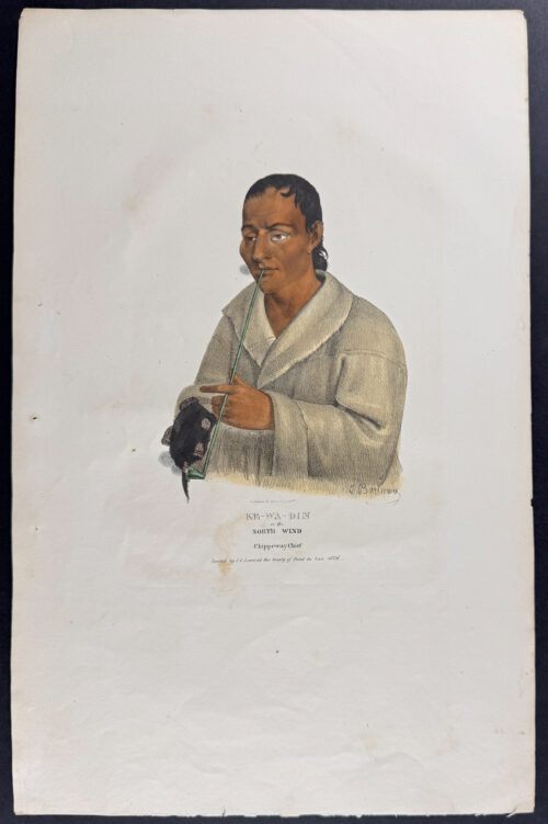 Ke-Wa-Din or The North Wind, Chippeway Chief