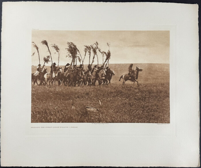 Bringing the Sweat-Lodge Willows - Piegan