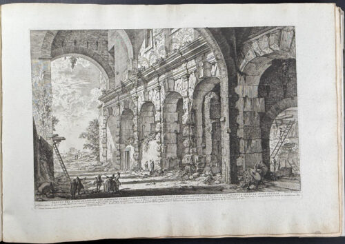 Upper Floor of the Cages for Wild Animals built by Domitian, associated with the Flavian Amphitheatre and (commonly called the Curia Hostillia)