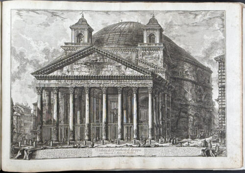 View of the Pantheon of Agrippa, today called S. Maria ad Martyres