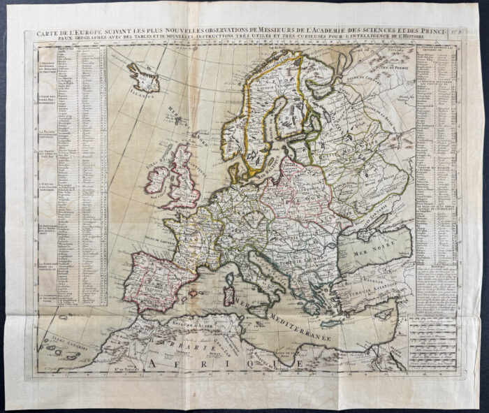 Map of Europe with Iceland