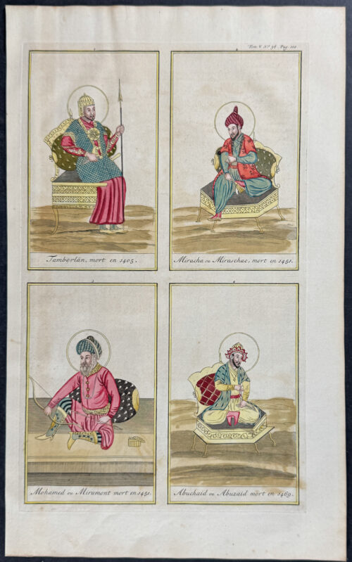 Costumes of Leaders of India or Tartary