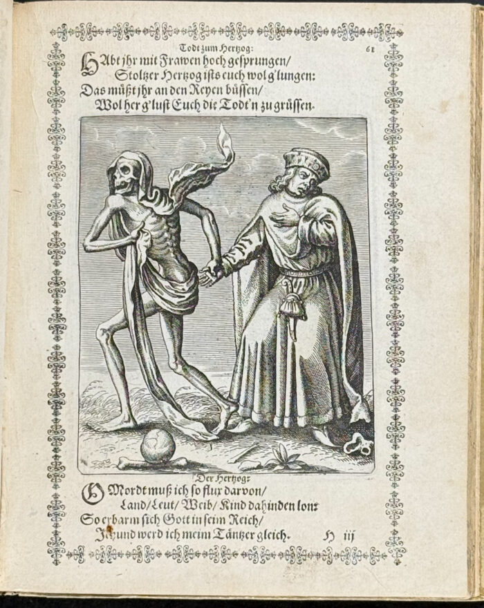 Merian's Todten-Tanz or Dance of Death - Volume with 44 Engravings - Image 5