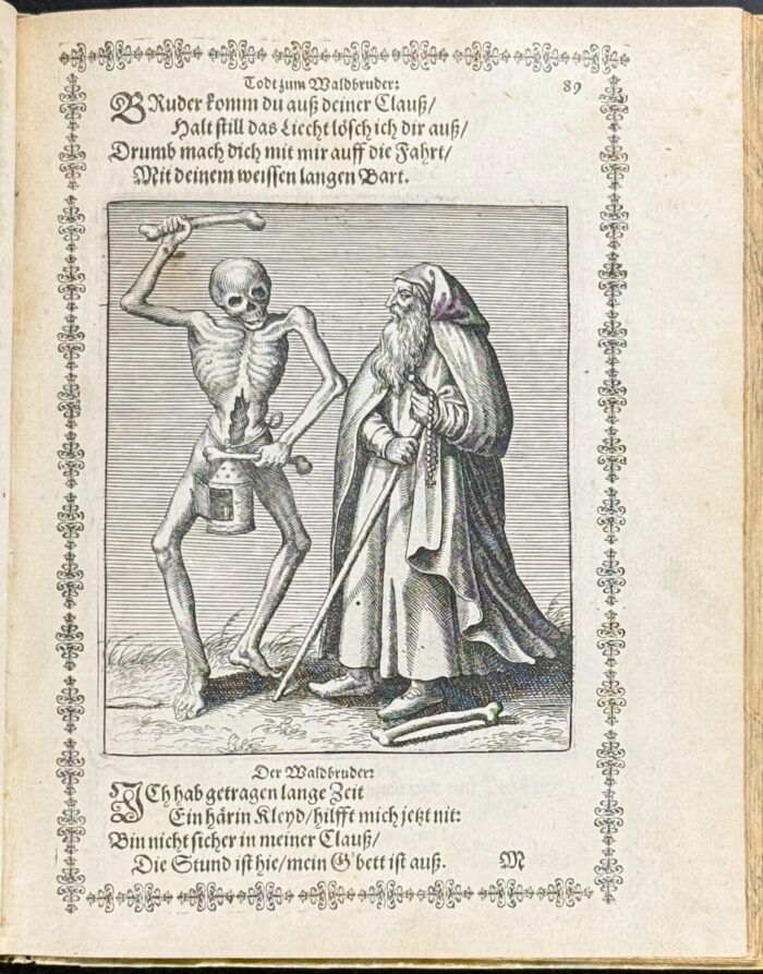 Merian's Todten-Tanz or Dance of Death - Volume with 44 Engravings - Image 7