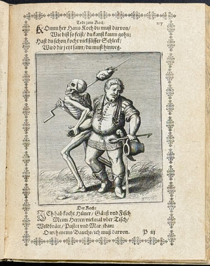 Merian's Todten-Tanz or Dance of Death - Volume with 44 Engravings - Image 8
