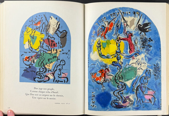 Marc Chagall's Vitraux pour Jerusalem - Signed, Two Original Lithographs - Image 11