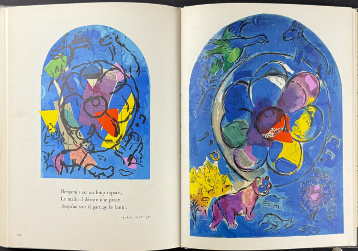 Marc Chagall's Vitraux pour Jerusalem - Signed, Two Original Lithographs - Image 13