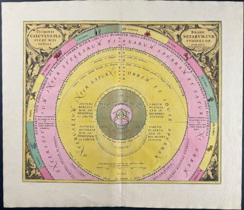 Tycho Brahe's Model of the Universe [Tychonis Brahe Calculus Planetarum..]