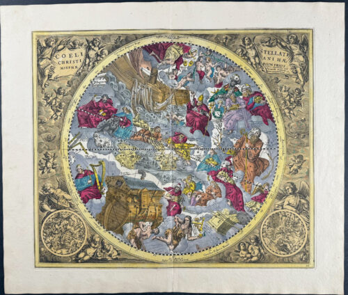 Celestial Chart with the Constellations according to Christian Symbolism [Coeli Stellati Christiani Haemisphaerium Prius]