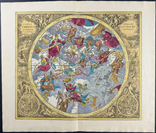 Celestial Chart with the Constellations according to Christian Symbolism [Coeli Stellati Christiani Haemisphaerium Posterius]