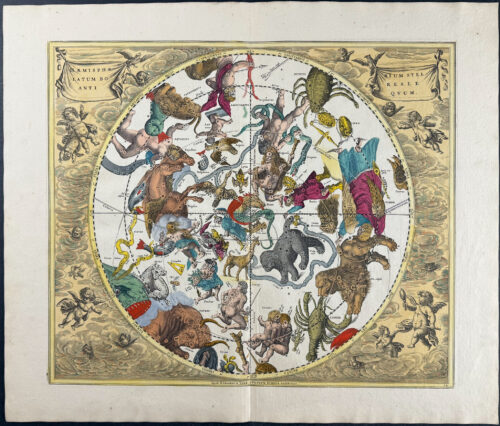 Celestial Chart of the Constellations of the Northern Hemisphere [Haemisphaerium Stellatum Boreale Antiquum]