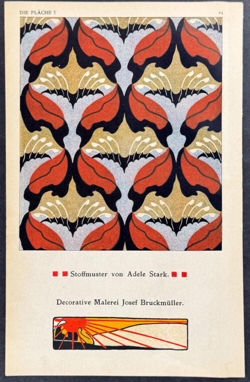 Design - Art Pochoir Illustrations by Adele Stark & Josef Bruckmuller