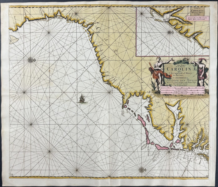 Map of the Carolina Coast