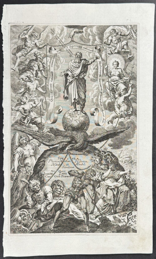 Frontispiece with symbolic depictions of the Creation of the World