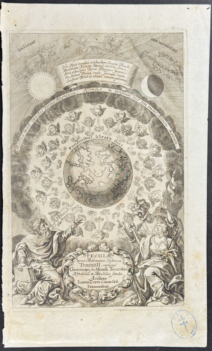 Frontispiece with symbolic depictions of the Creation of the World