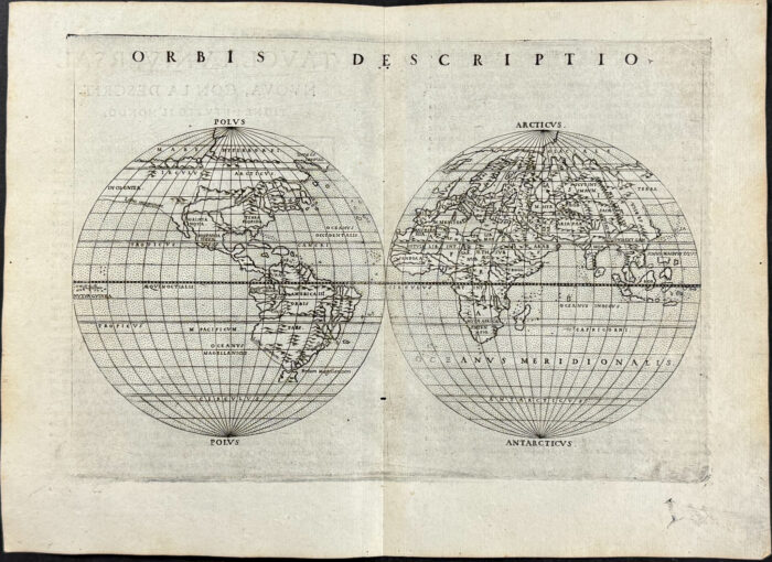 Map of the World (Americas, Africa, Europe, Asia)