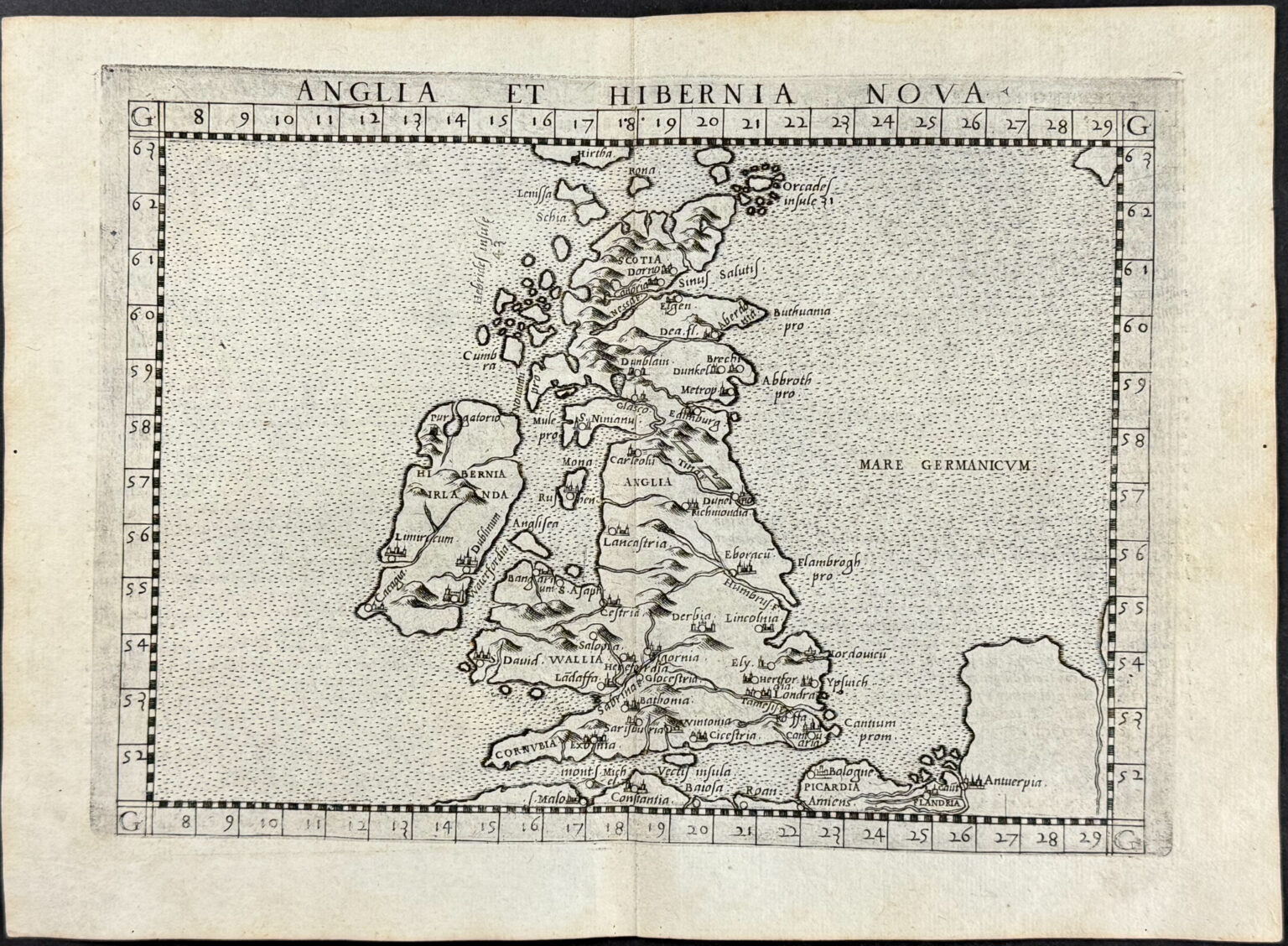 Map of the British Isles England - Ptolemy Ziletti006 1536x1128