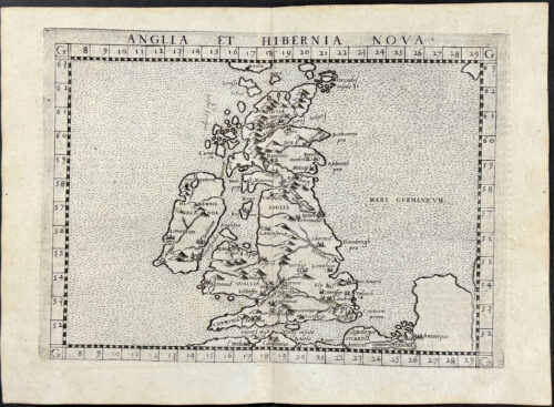Map of the British Isles (England, Scotland, Ireland)