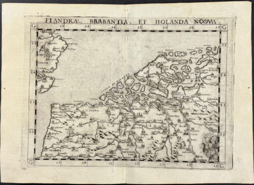 Map of Holland or the Netherlands
