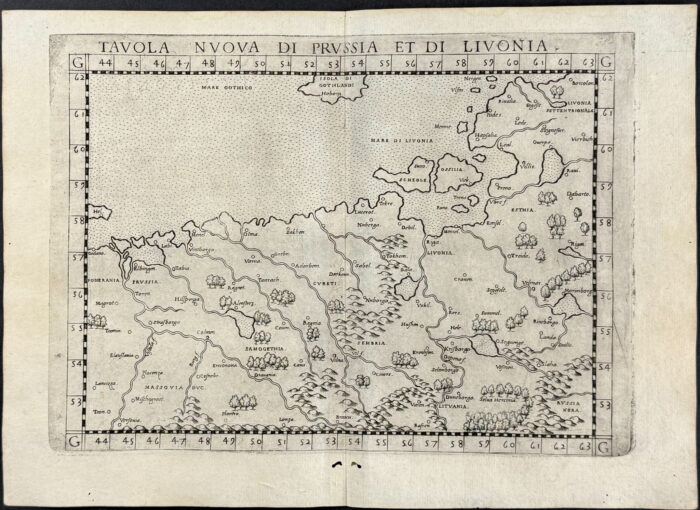 Map of Prussia & Livonia