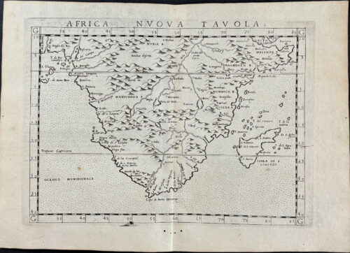 Map of South Africa & Madagascar