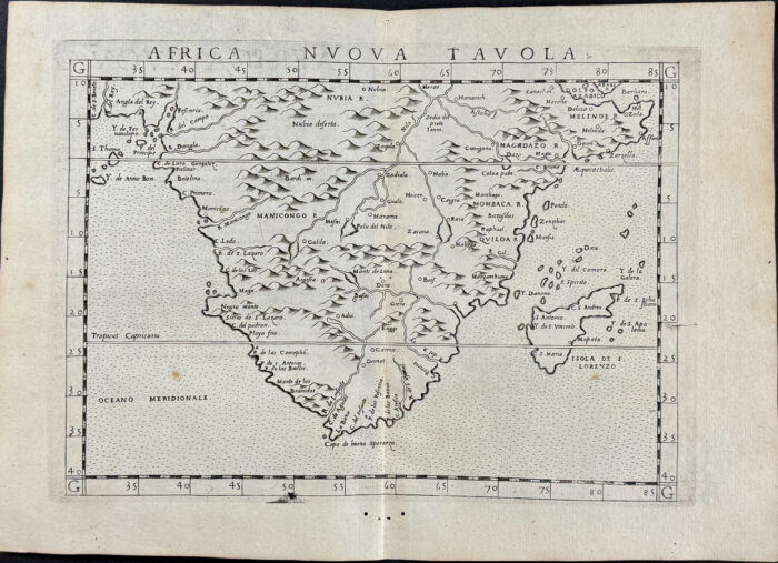 Map of South Africa & Madagascar