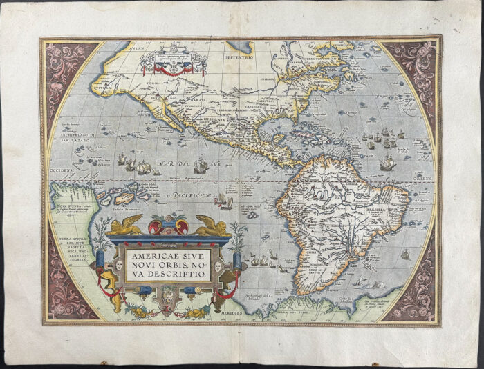 Map of the Americas (New World)