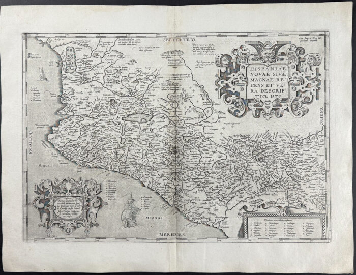 Map of New Spain or Southeast North America (Mexico, California, now Texas)