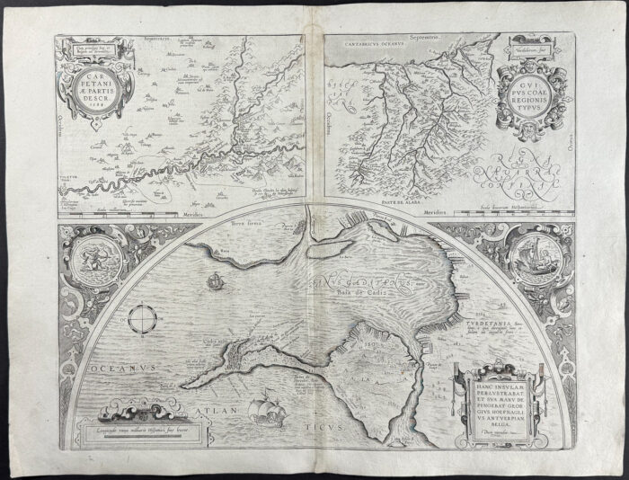 Map of Spain: Carpetania, Guipuzcoa, Cadiz