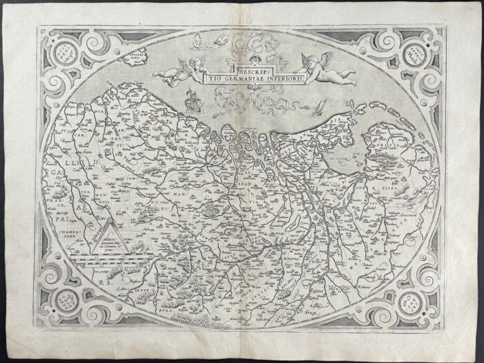 Map of Holland or the Netherlands