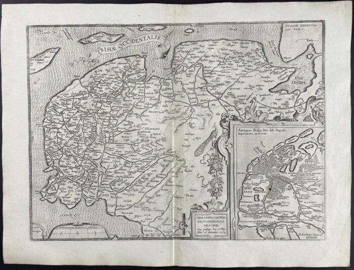 Map of Holland or the Netherlands