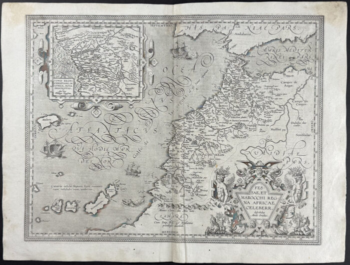 Map of Northwest Africa (Inset of Congo)