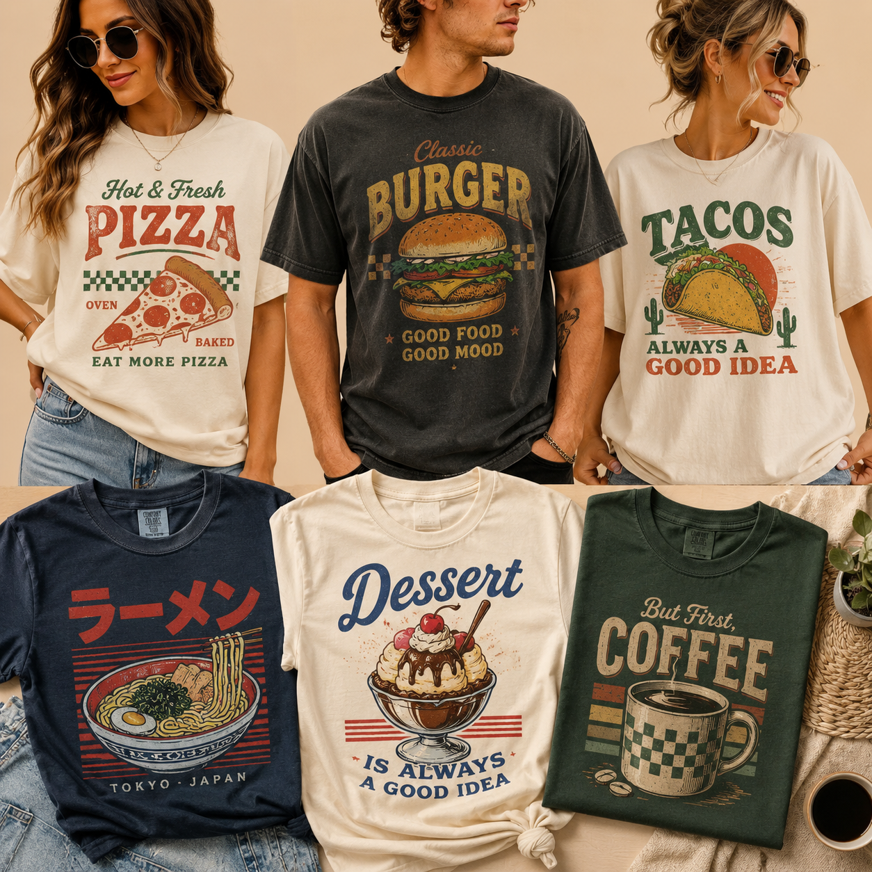 FOOD t-shirt designs