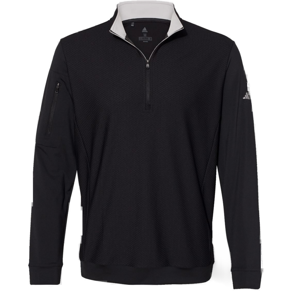 Performance Textured Quarter-Zip Pullover