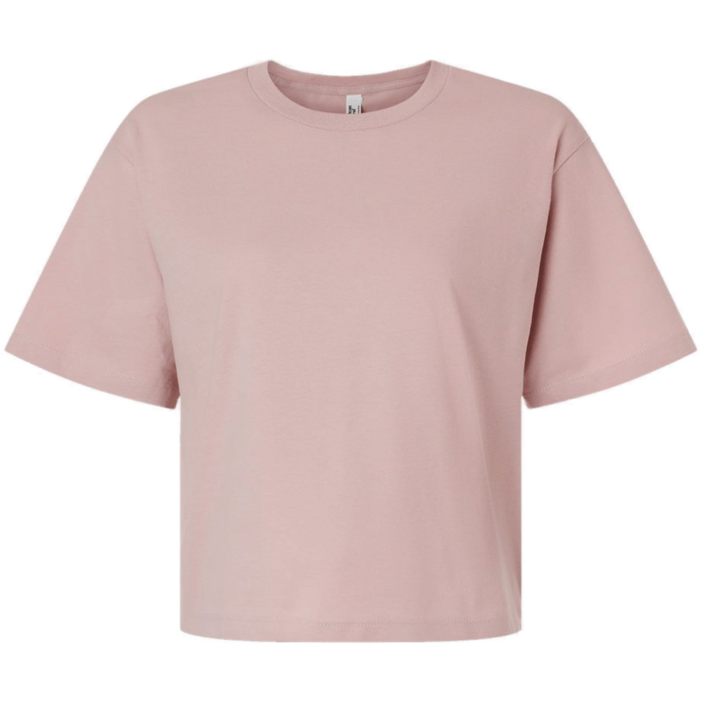 Women's Fine Jersey Boxy Tee — Blush
