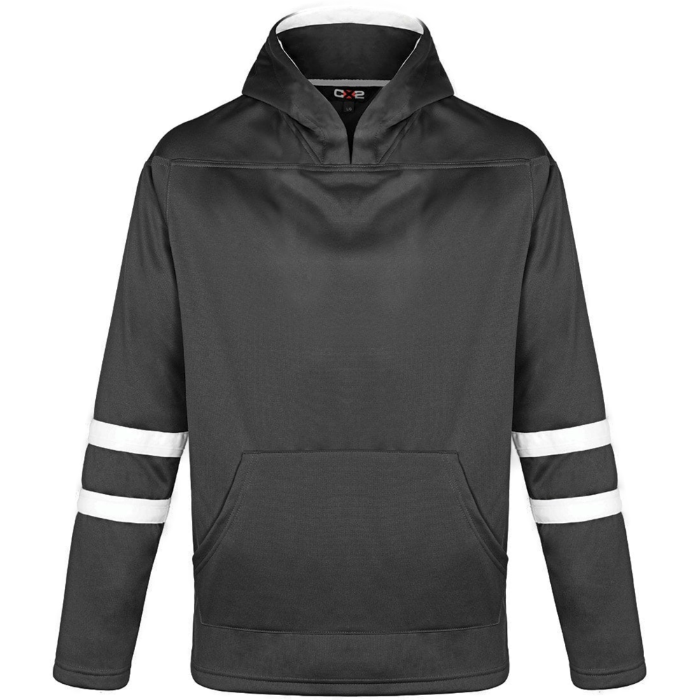 L0617Y - Dangle - Youth Pullover Hockey Lace Hooded Sweatshirt